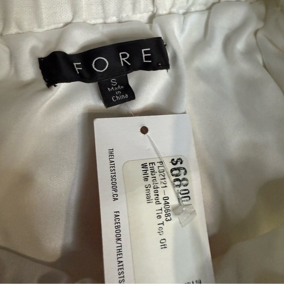 White Sleeveless Ruffled Crop Tank Top cotton - Picture 6 of 10